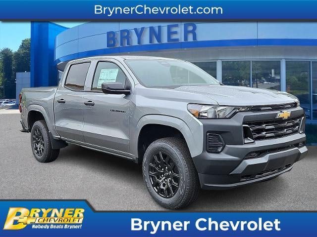 2026 Chevrolet Colorado WT in Sterling Gray Metallic — front three-quarter view