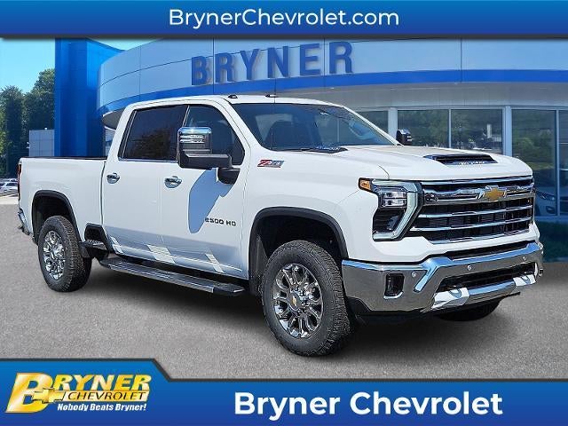 2026 Chevrolet Silverado 2500 HD LTZ in Summit White — front three-quarter view