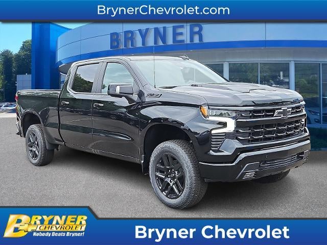 2026 Chevrolet Silverado 1500 LT Trail Boss in Black — front three-quarter view