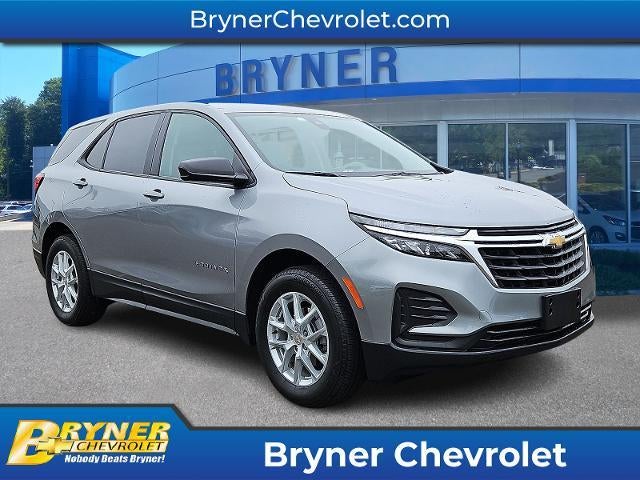 2024 Chevrolet Equinox LS in Sterling Gray Metallic — front three-quarter view