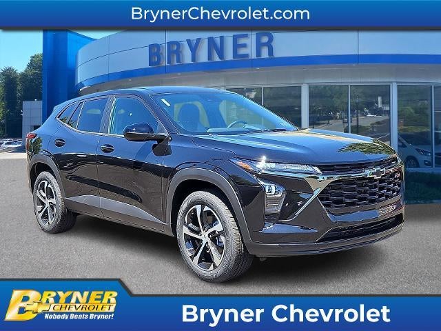2026 Chevrolet Trax 1RS in Mosaic Black Metallic — front three-quarter view