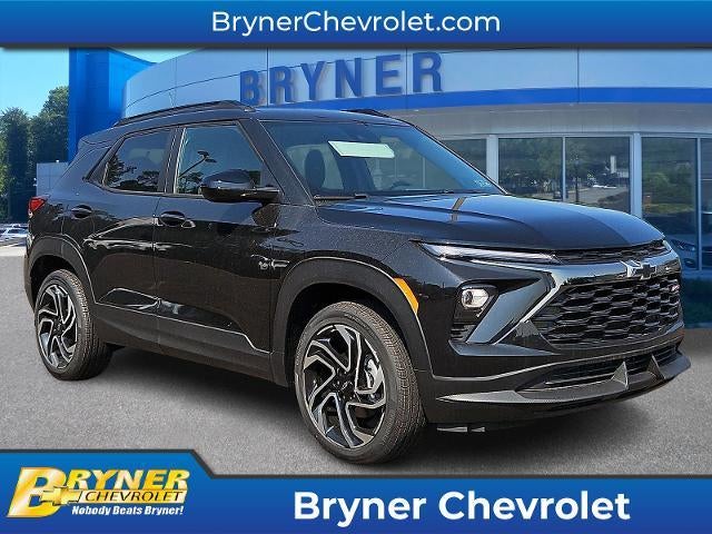 2026 Chevrolet Trailblazer RS in Mosaic Black Metallic — front three-quarter view